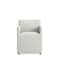 Manhattan Comfort Anna Square Faux Leather Dining Armchair in Light Stone Grey DC058AR-ST - alternate 1